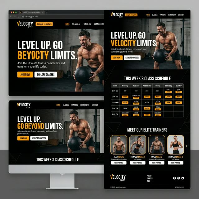 Tattoo studio website homepage